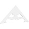 Ekena Millwork Pitch Cornelia Architectural Grade PVC Gable Pediment, 72"W x 30"H x 1"P (10/12) GPP072X030X100CRN - alternate 1